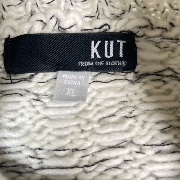 KUT FROM THE KLOTH Honeycomb Sweater Gray Women’s XL - Picture 6 of 10